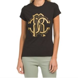 NWT Roberto Cavalli Logo T-shirt size pM
